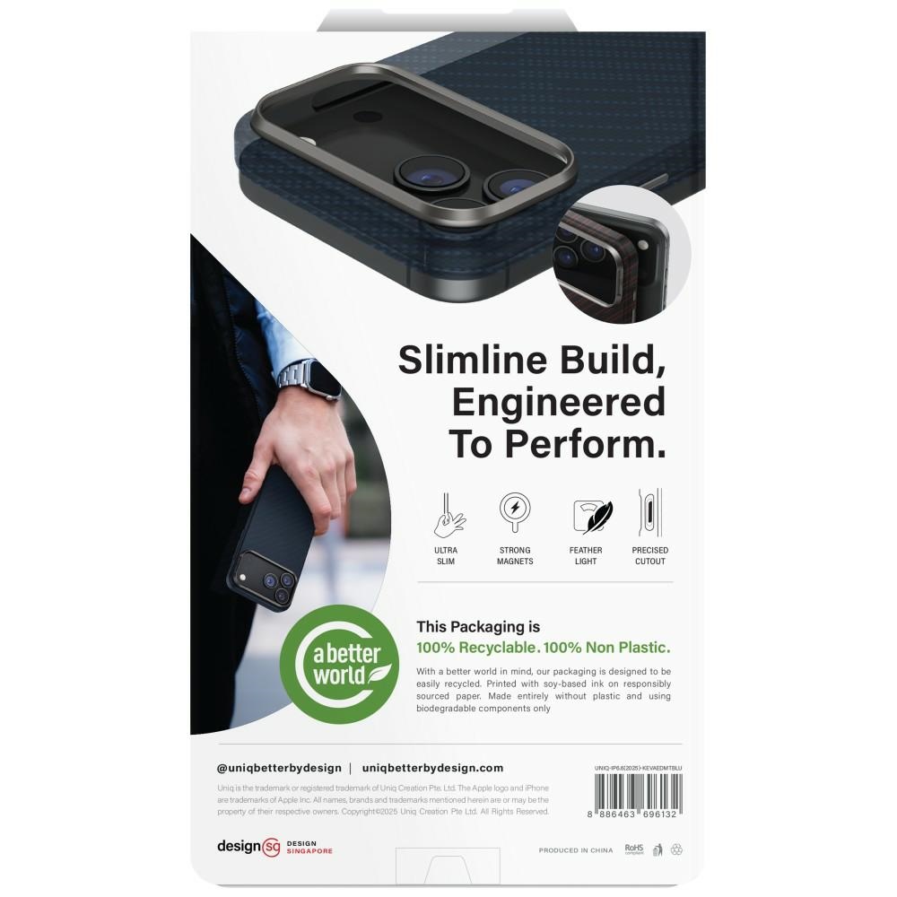 iTok webáruház - Uniq Uniq Keva EDGE Magclick tok iPhone Air készülékhez (kék) 7 Uniq Keva EDGE Magclick Charging Case for iPhone Air (kék)