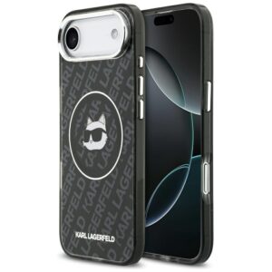 Karl Lagerfeld IML Choupette Head Logo MagSafe tok iPhone Air készülékhez (fekete)