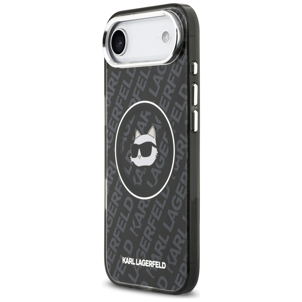 iTok webáruház - Karl Lagerfeld Karl Lagerfeld IML Choupette Head Logo MagSafe tok iPhone Air készülékhez (fekete) 2 Karl Lagerfeld IML Choupette Head Logo MagSafe iPhone Air Case (fekete)