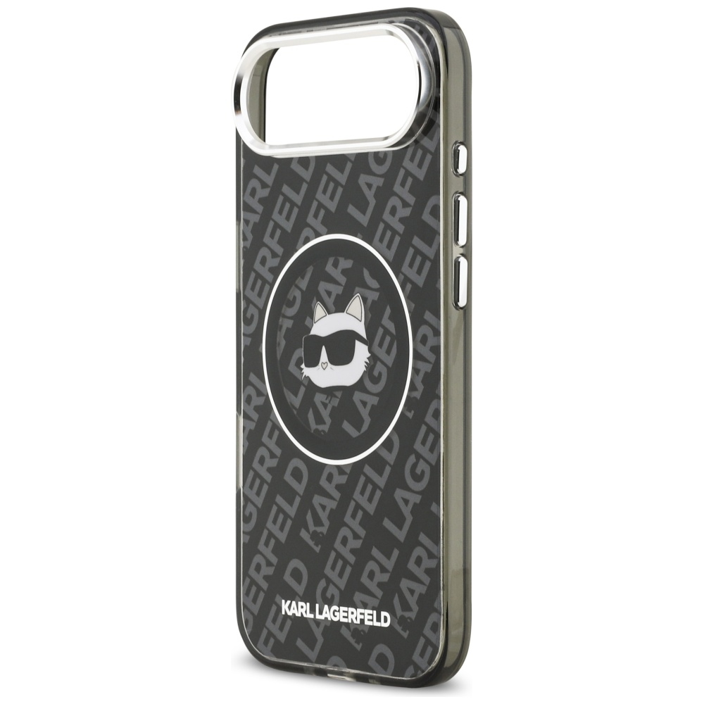 iTok webáruház - Karl Lagerfeld Karl Lagerfeld IML Choupette Head Logo MagSafe tok iPhone Air készülékhez (fekete) 6 Karl Lagerfeld IML Choupette Head Logo MagSafe iPhone Air Case (fekete)