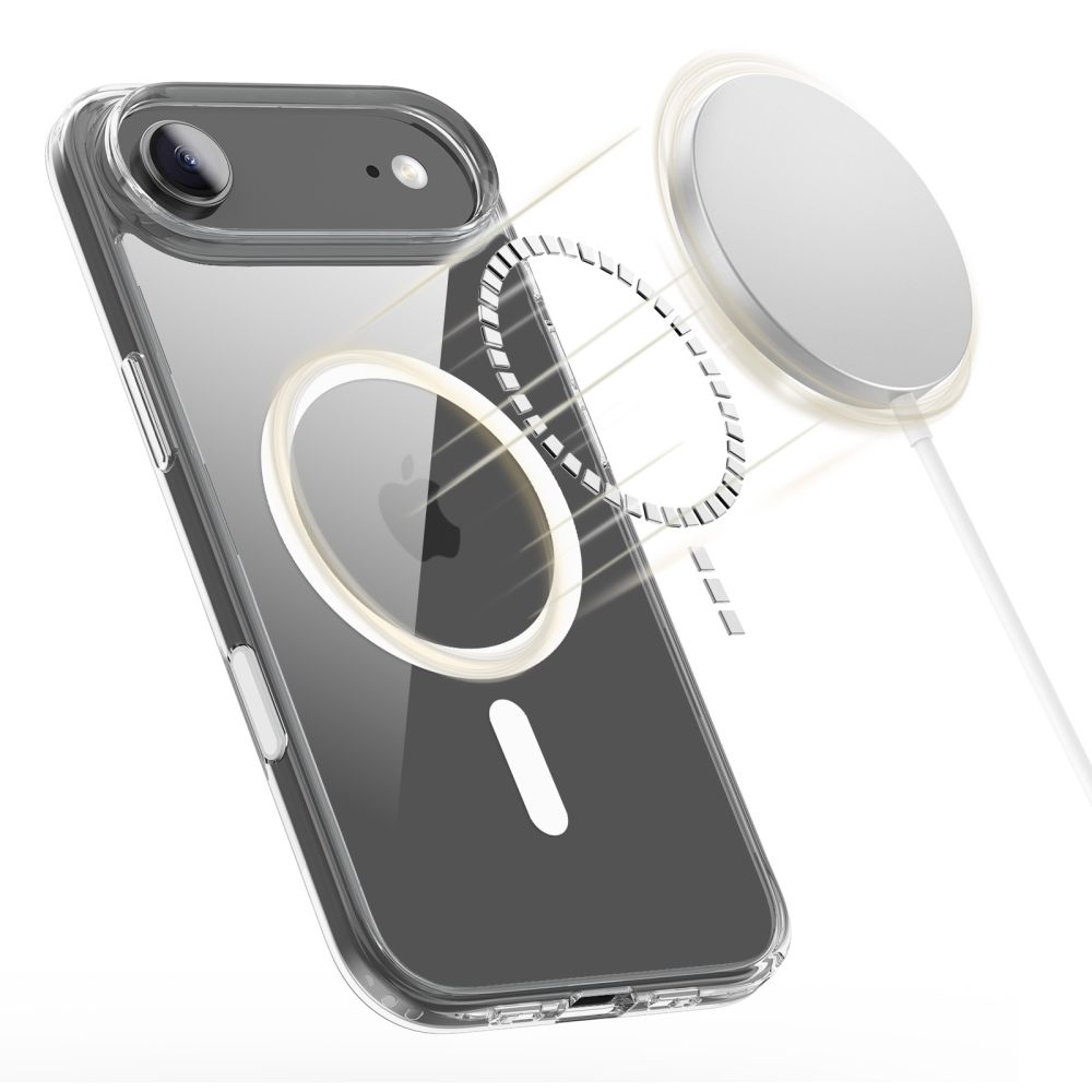 iTok webáruház - Tech-Protect Tech-Protect Flexair Hybrid CC MagSafe tok iPhone Airhez (átlátszó) 3 Tech-Protect Flexair Hybrid CC MagSafe Case for iPhone Air (átlátszó)