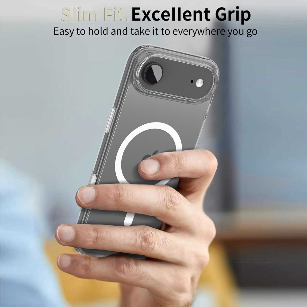 iTok webáruház - Tech-Protect Tech-Protect Flexair Hybrid CC MagSafe tok iPhone Airhez (átlátszó) 6 Tech-Protect Flexair Hybrid CC MagSafe Case for iPhone Air (átlátszó)