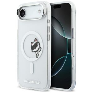 Karl Lagerfeld IML Peekaboo MagSafe tok iPhone Air készülékhez (átlátszó)