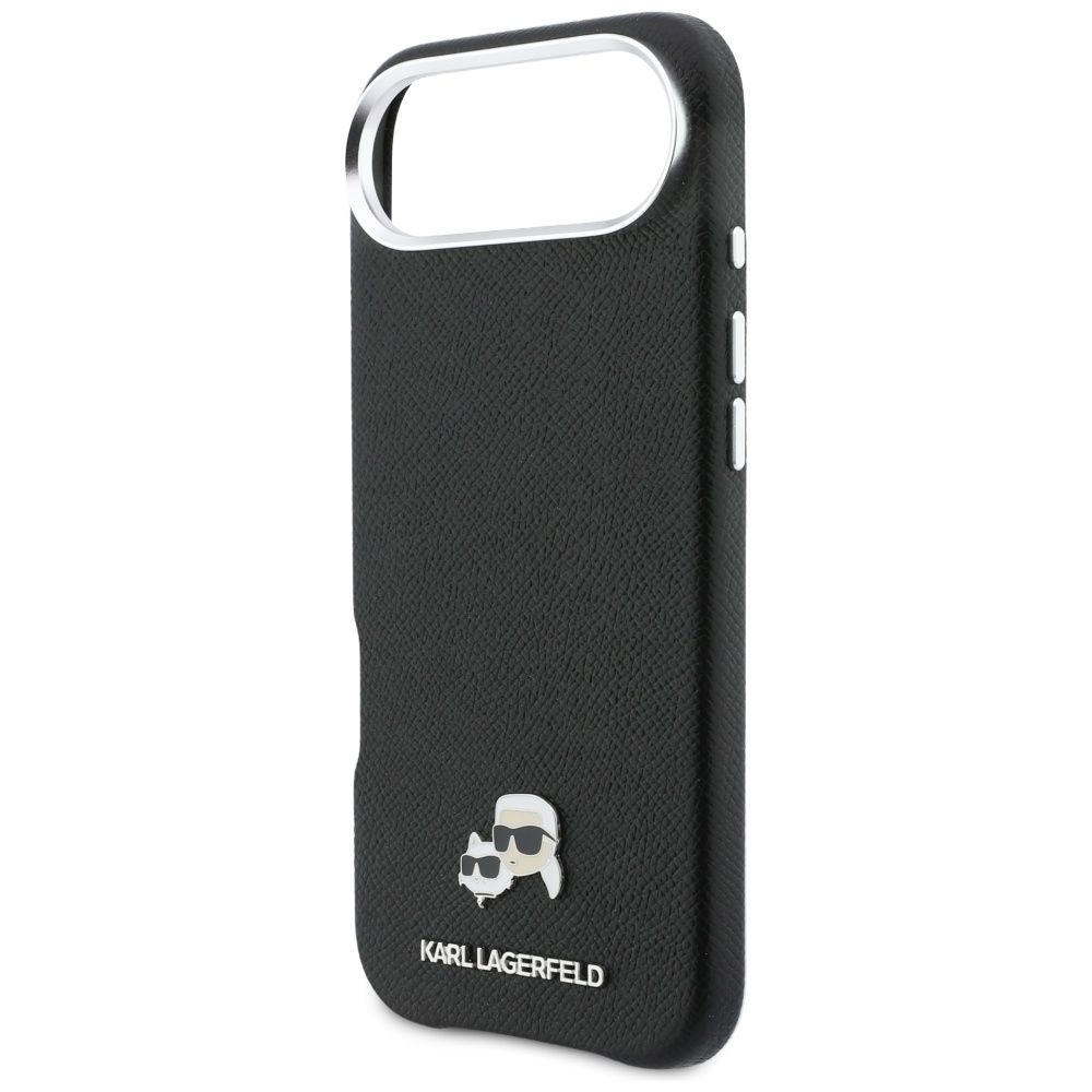 iTok webáruház - Karl Lagerfeld Karl Lagerfeld Karl & Choupette Head Pins Saffiano MagSafe tok iPhone Airhez (fekete) 6 Karl Lagerfeld Karl & Choupette Head Pins Saffiano MagSafe Case for iPhone Air (fekete)
