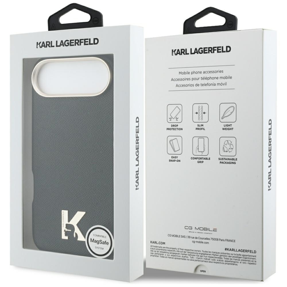 iTok webáruház - Karl Lagerfeld Karl Lagerfeld Karl Head Logo MagSafe tok iPhone Air készülékhez (fekete) 8 Karl Lagerfeld Karl Head Logo MagSafe Case for iPhone Air (fekete)