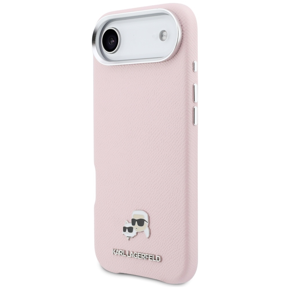 iTok webáruház - Karl Lagerfeld Karl Lagerfeld Karl & Choupette Head Pins Saffiano MagSafe tok iPhone Air készülékhez (rózsaszín) 2 Karl Lagerfeld Karl & Choupette Head Pins Saffiano MagSafe iPhone Air Case (rózsaszín)