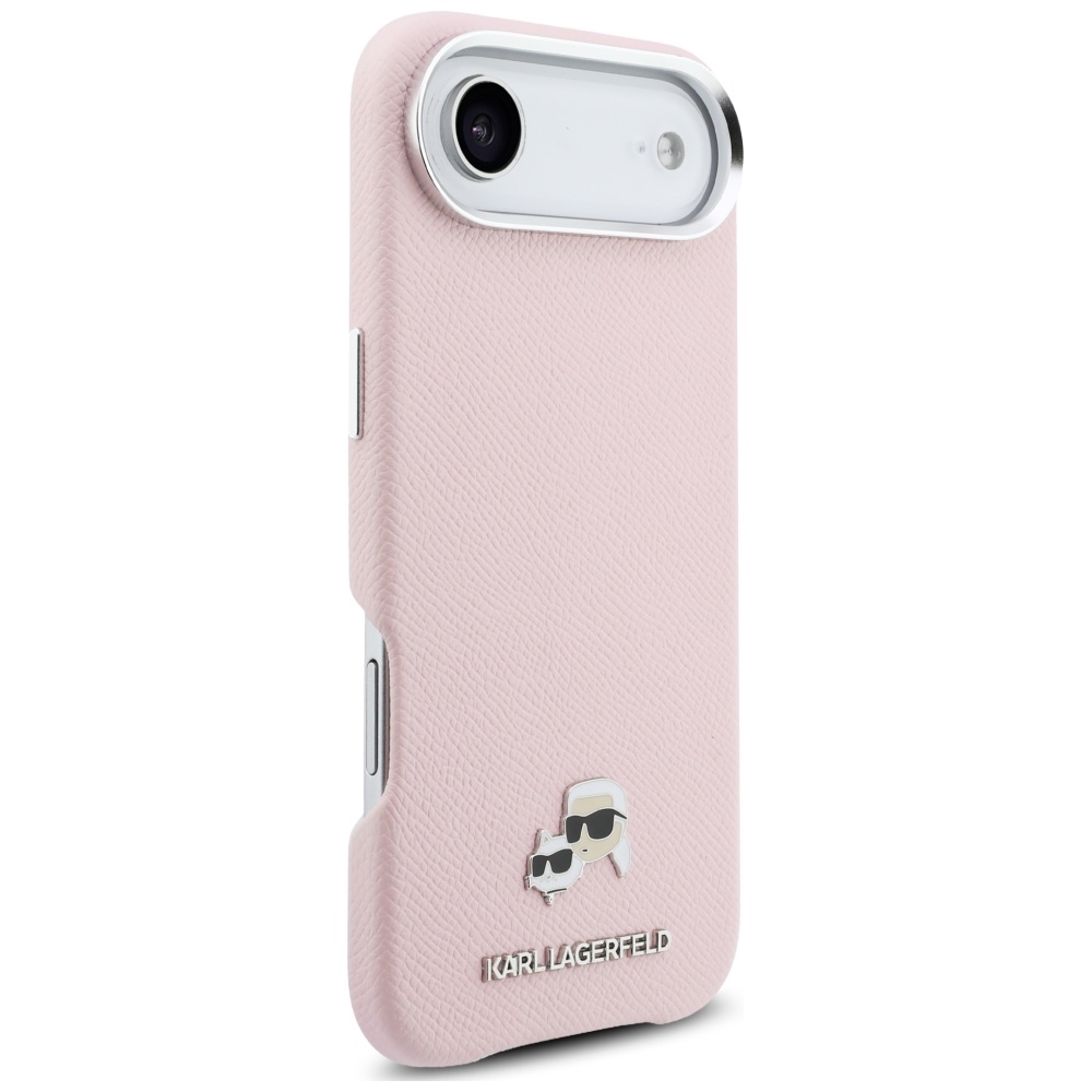 iTok webáruház - Karl Lagerfeld Karl Lagerfeld Karl & Choupette Head Pins Saffiano MagSafe tok iPhone Air készülékhez (rózsaszín) 4 Karl Lagerfeld Karl & Choupette Head Pins Saffiano MagSafe iPhone Air Case (rózsaszín)