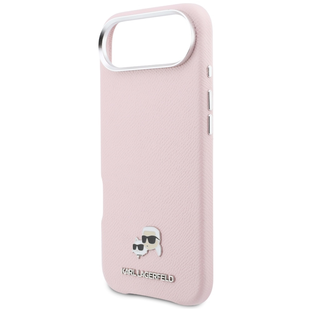 iTok webáruház - Karl Lagerfeld Karl Lagerfeld Karl & Choupette Head Pins Saffiano MagSafe tok iPhone Air készülékhez (rózsaszín) 6 Karl Lagerfeld Karl & Choupette Head Pins Saffiano MagSafe iPhone Air Case (rózsaszín)