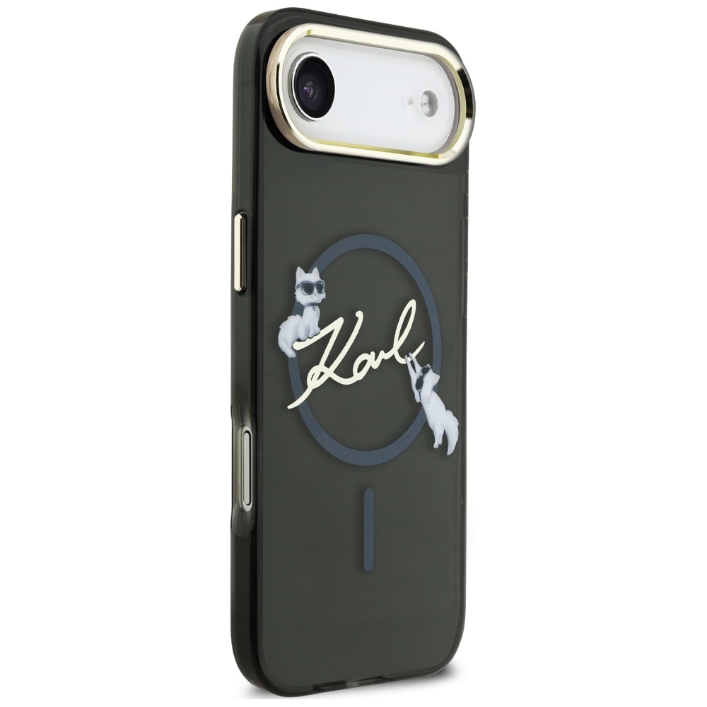 iTok webáruház - Karl Lagerfeld Karl Lagerfeld IML Choupettes Karl Script Logo MagSafe tok iPhone Air készülékhez (fekete) 4 Karl Lagerfeld IML Choupettes Karl Script Logo MagSafe iPhone Air Case (fekete)