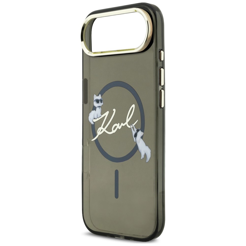 iTok webáruház - Karl Lagerfeld Karl Lagerfeld IML Choupettes Karl Script Logo MagSafe tok iPhone Air készülékhez (fekete) 6 Karl Lagerfeld IML Choupettes Karl Script Logo MagSafe iPhone Air Case (fekete)