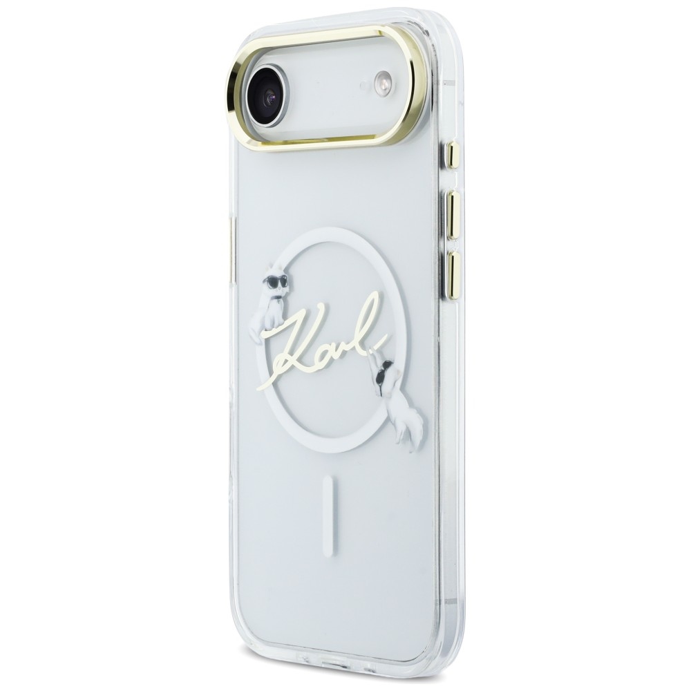 iTok webáruház - Karl Lagerfeld Karl Lagerfeld IML Choupettes Karl Script Logo MagSafe tok iPhone Air készülékhez (átlátszó) 2 Karl Lagerfeld IML Choupettes Karl Script Logo MagSafe iPhone Air Case (átlátszó)