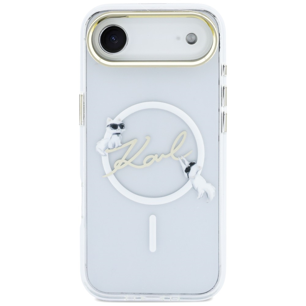 iTok webáruház - Karl Lagerfeld Karl Lagerfeld IML Choupettes Karl Script Logo MagSafe tok iPhone Air készülékhez (átlátszó) 3 Karl Lagerfeld IML Choupettes Karl Script Logo MagSafe iPhone Air Case (átlátszó)