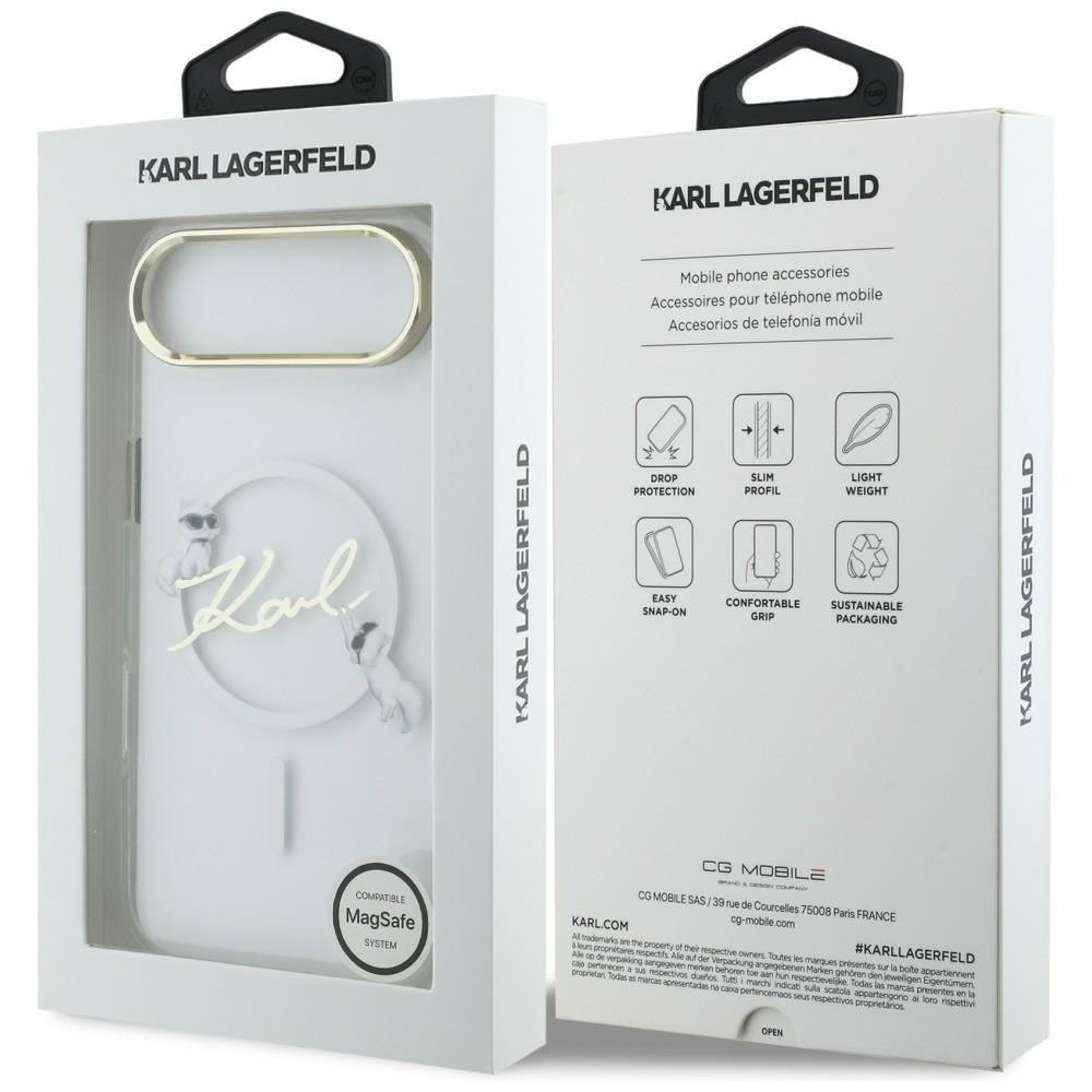 iTok webáruház - Karl Lagerfeld Karl Lagerfeld IML Choupettes Karl Script Logo MagSafe tok iPhone Air készülékhez (átlátszó) 8 Karl Lagerfeld IML Choupettes Karl Script Logo MagSafe iPhone Air Case (átlátszó)