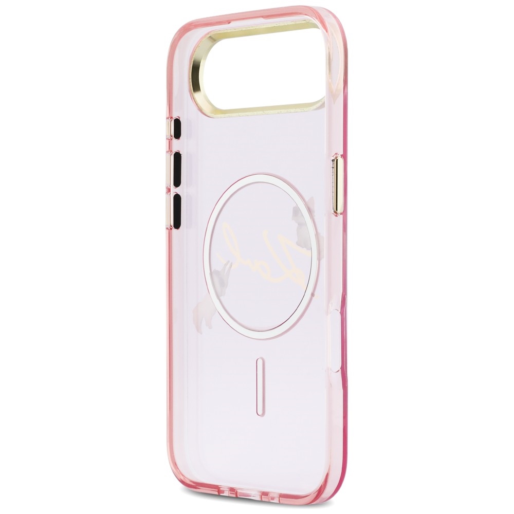 iTok webáruház - Karl Lagerfeld Karl Lagerfeld IML Choupettes Karl Script Logo MagSafe tok iPhone Air készülékhez (rózsaszín) 7 Karl Lagerfeld IML Choupettes Karl Script Logo MagSafe iPhone Air Case (rózsaszín)