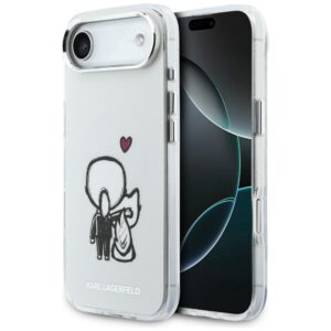 Karl Lagerfeld Karl & Choupette MagSafe tok iPhone Air készülékhez (átlátszó)