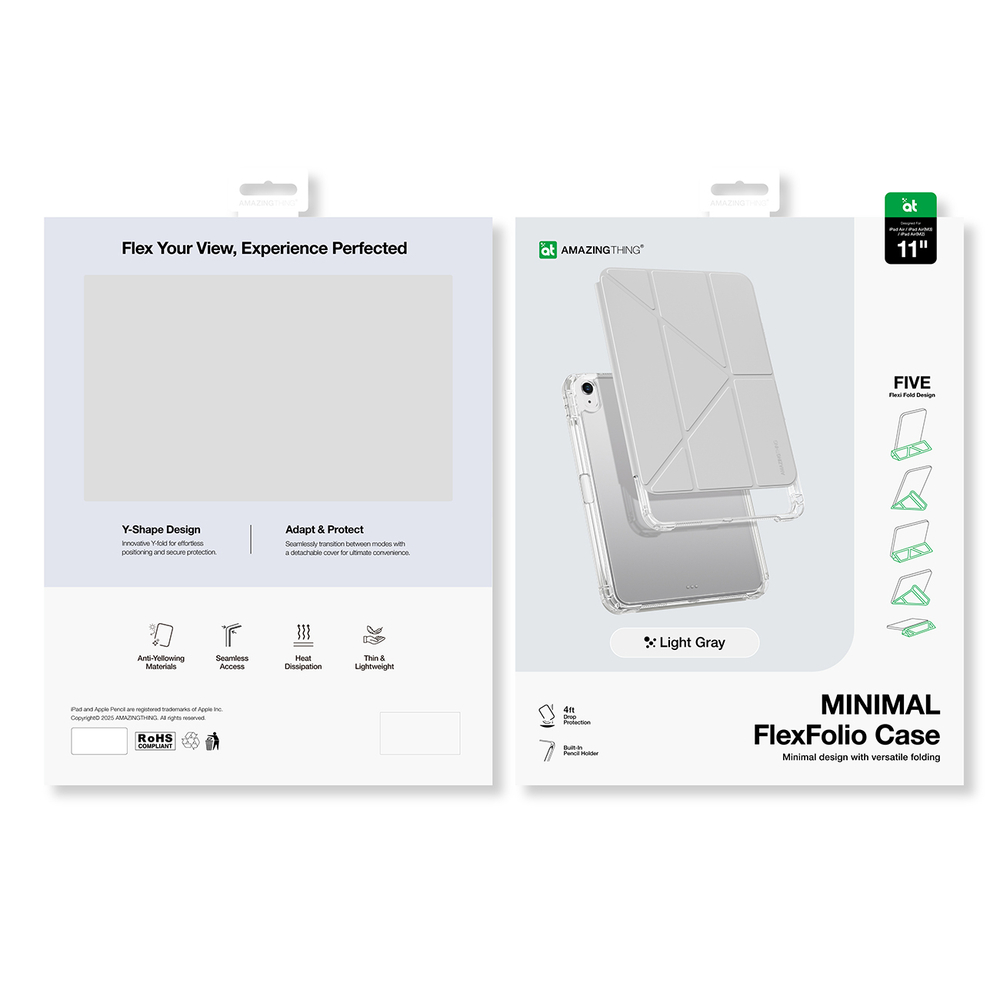 iTok webáruház - AmazingThing AmazingThing Minimal Case tok iPad Air 11" M2/M3/M4 (2024/2025/2026) (szürke) 6 AmazingThing Minimal Case for iPad Air 11" M2/M3/M4 (2024/2025/2026) (szürke)