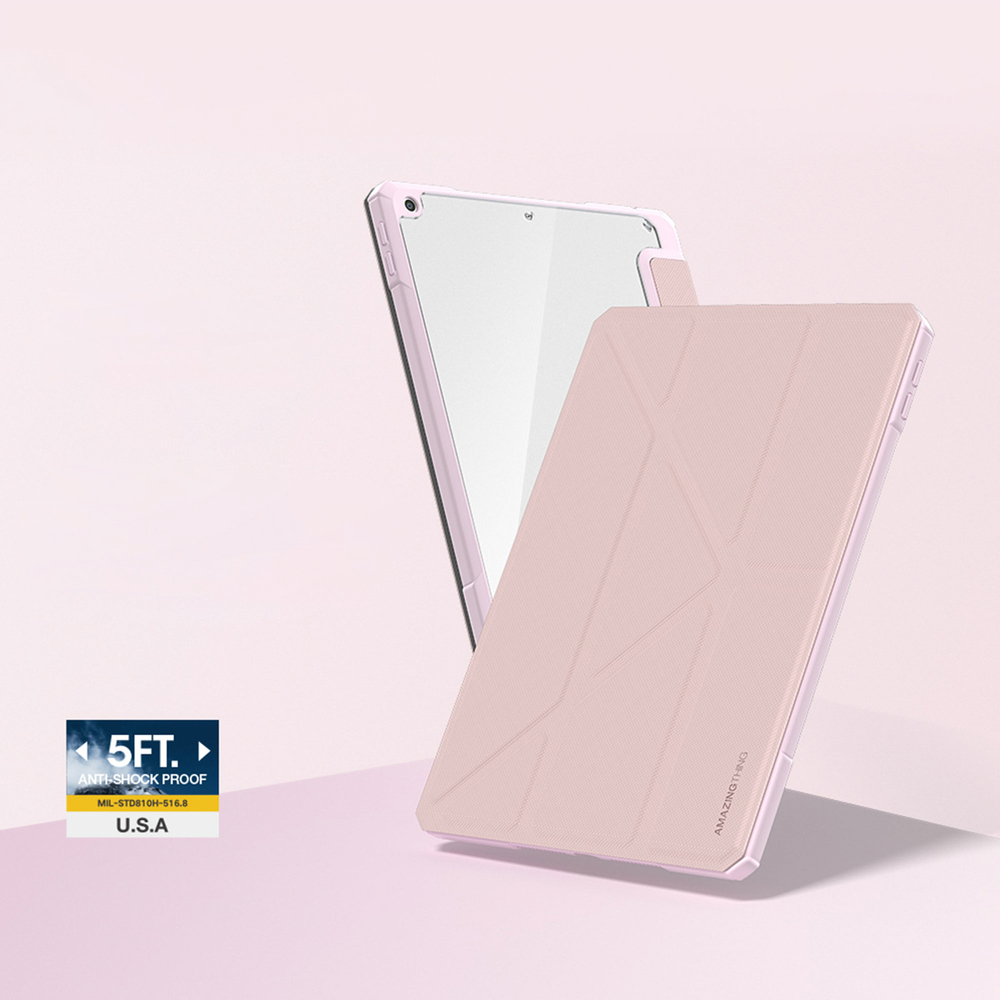 iTok webáruház - AmazingThing AmazingThing Titan Pro Folio tok iPad Air 11" M3/M4 (2025/2026) (rózsaszín) 4 AmazingThing Titan Pro Folio Case for iPad Air 11" M3/M4 (2025/2026) (rózsaszín)