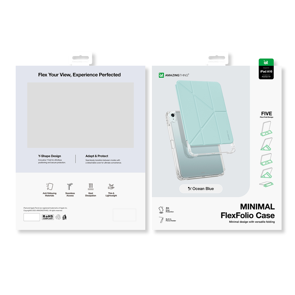 iTok webáruház - AmazingThing AmazingThing Minimal Case tok iPad Air M2 / M3 / M4 11" – kék (kék) 5 AmazingThing Minimal Case for iPad Air M2 / M3 / M4 11" (kék)