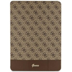 Guess 4G Stripe Allover tok iPad Pro 12.9″ készülékhez (barna)