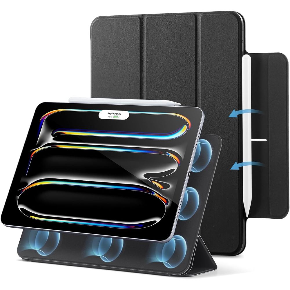 iTok webáruház - ESR ESR Rebound Magnetic tok iPad Pro 13" 2024 készülékhez (fekete) 1 ESR Rebound Magnetic Case for iPad Pro 13'' 2024 (fekete)