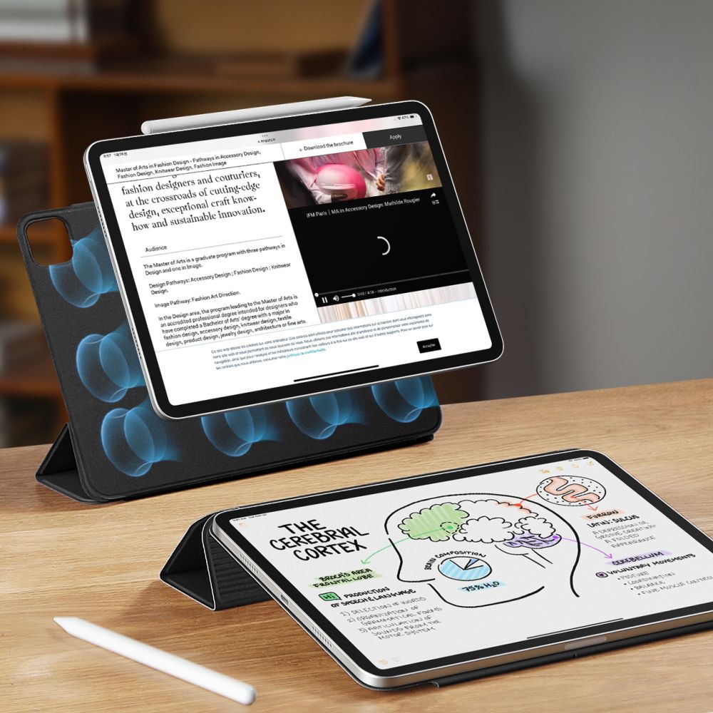 iTok webáruház - ESR ESR Rebound Magnetic tok iPad Pro 13" 2024 készülékhez (fekete) 2 ESR Rebound Magnetic Case for iPad Pro 13'' 2024 (fekete)