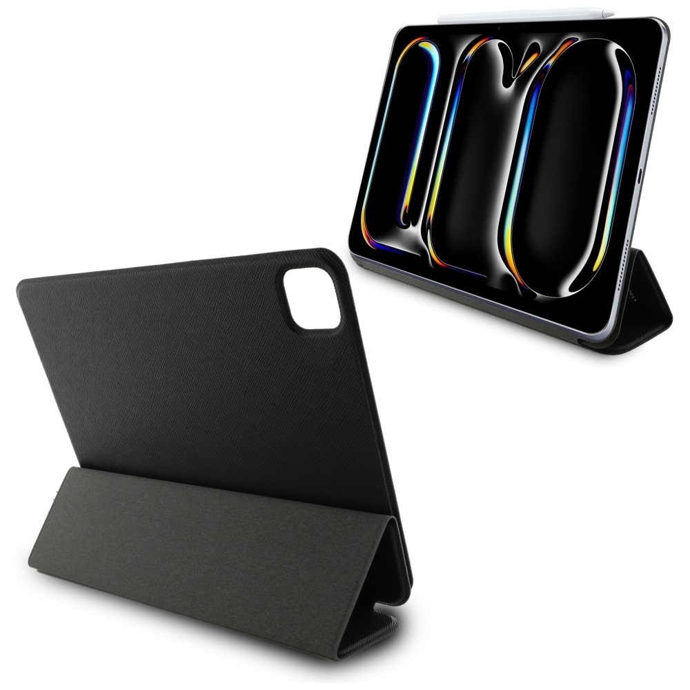 iTok webáruház - Karl Lagerfeld Karl Lagerfeld Saffiano Magnetic Karl & Choupette iPad Pro 11" 2024 könyv tok (fekete) 6 Karl Lagerfeld Saffiano Magnetic Karl & Choupette iPad Pro 11" 2024 Book Cover Case (fekete)