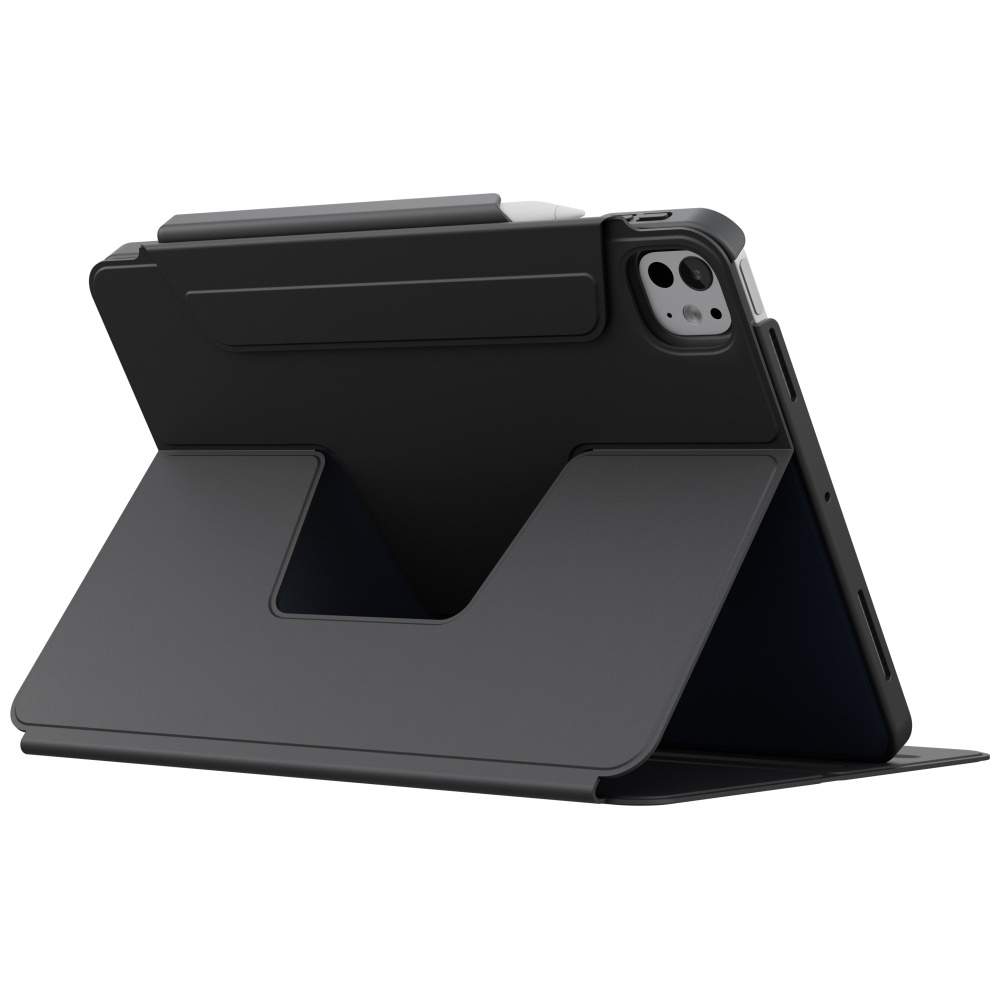 iTok webáruház - Uniq Uniq Rovus Snapmount mágneses, 360°-ban forgatható tok iPad Pro 11" 2024 (5. generáció) készülékhez (fekete) 6 Uniq Rovus Snapmount Magnetic 360 Rotating Detachable case for iPad Pro 11" 2024 (5th generation) (fekete)