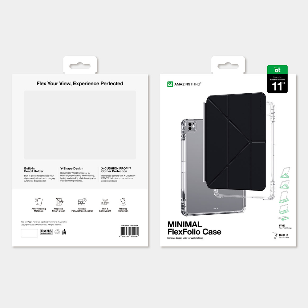 iTok webáruház - AmazingThing AmazingThing Minimal Case tok iPad Pro M5 11 hüvelykes – fekete (fekete) 7 AmazingThing Minimal Case for iPad Pro M5 11" (fekete)