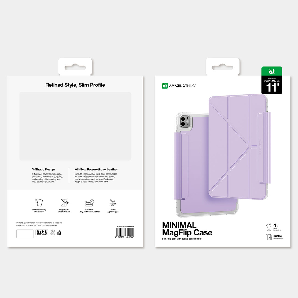 iTok webáruház - AmazingThing AmazingThing Minimal Mag Case tok iPad Pro M5 11" (lila) 7 AmazingThing Minimal Mag Case for iPad Pro M5 11" (lila)