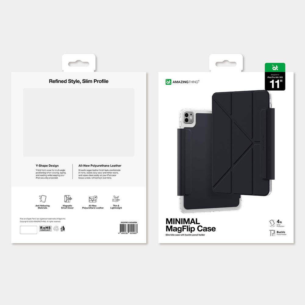 iTok webáruház - AmazingThing AmazingThing Minimal Mag Case tok iPad Pro M5 11" (fekete) 7 AmazingThing Minimal Mag Case for iPad Pro M5 11" (fekete)