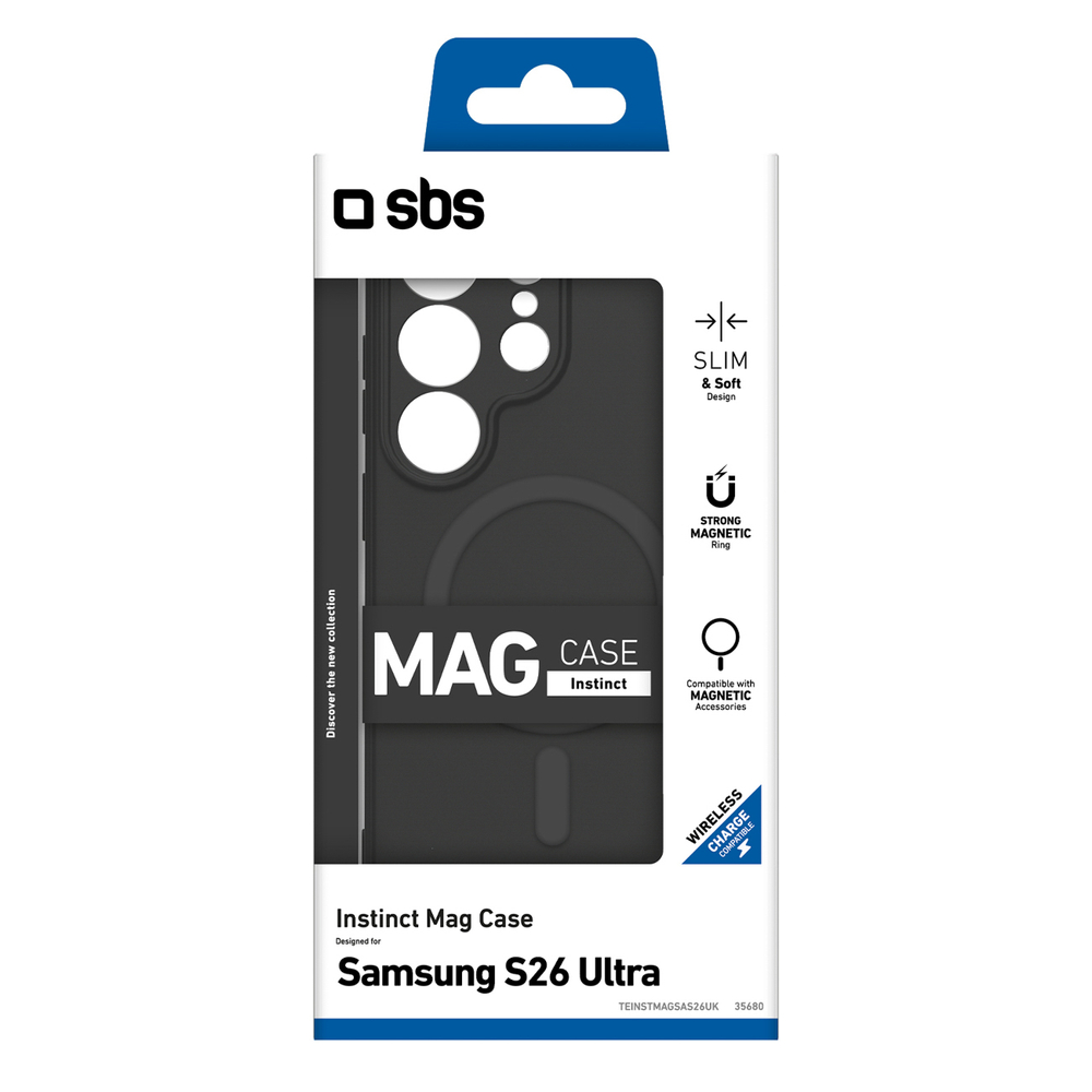 iTok webáruház - SBS SBS Instinct Mag tok Samsung Galaxy S26 Ultra készülékhez (fekete) 2 SBS Instinct Mag Case for Samsung Galaxy S26 Ultra Compatible with MagSafe (fekete)