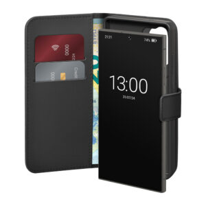 Puro Eco-Leather Case pénztárcás tok Samsung Galaxy S26 Ultra készülékhez (fekete)