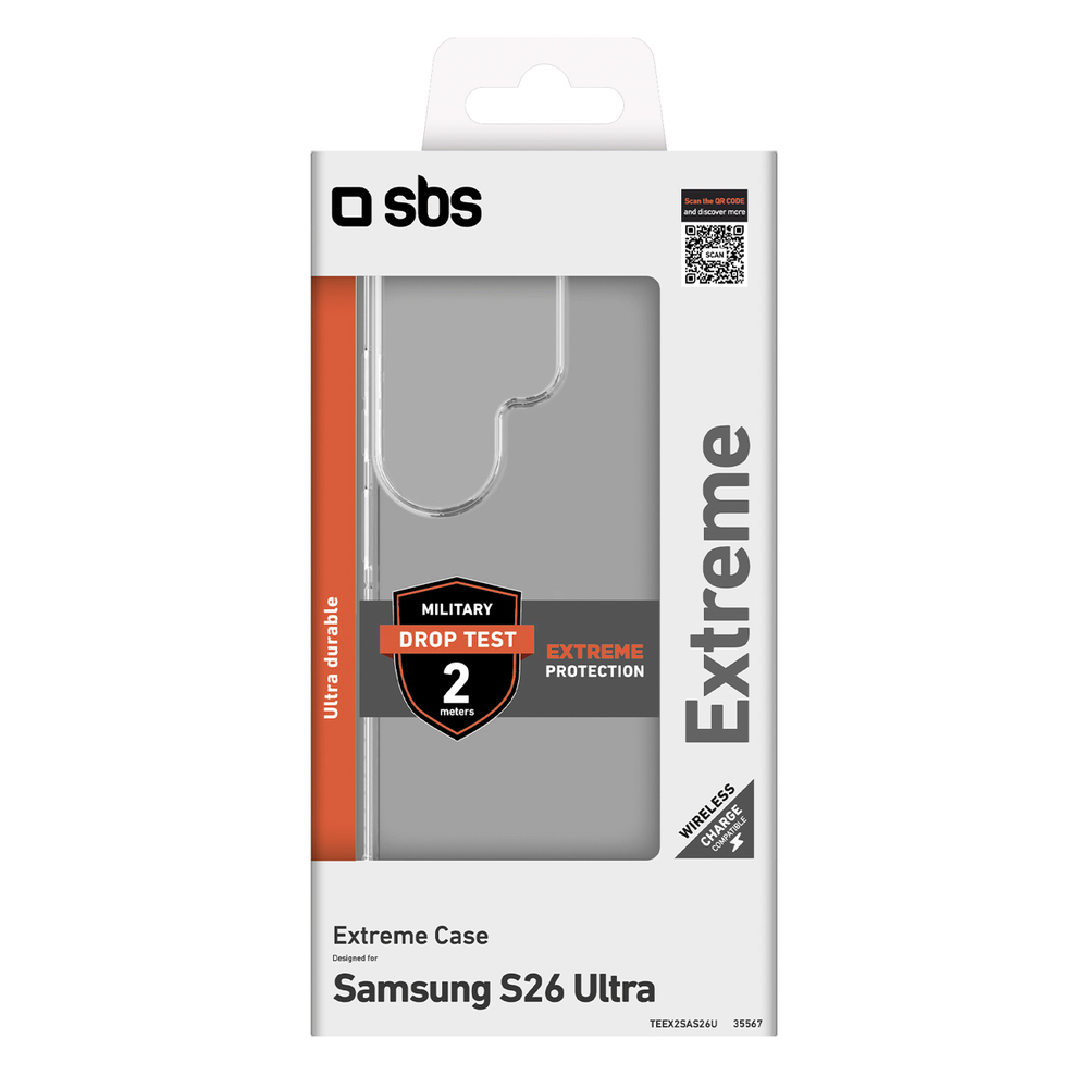 iTok webáruház - SBS SBS Extreme X2 tok Samsung Galaxy S26 Ultra készülékhez (átlátszó) 2 SBS Extreme X2 Case for Samsung Galaxy S26 Ultra (átlátszó)