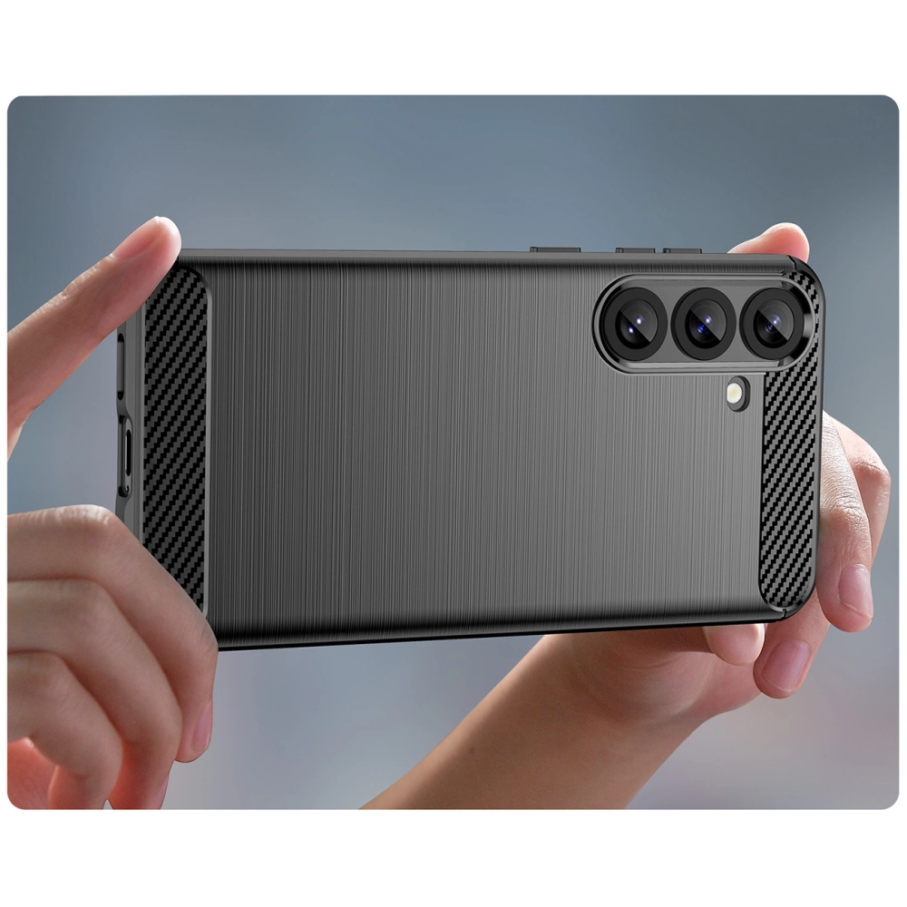 iTok webáruház - Hurtel Carbon Case tok Samsung Galaxy S26 Ultra (fekete) 6 Carbon Case for Samsung Galaxy S26 Ultra (fekete)