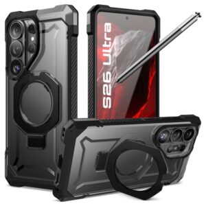Supcase UB Grip Mag MagSafe tok Samsung Galaxy S26 Ultra készülékhez (fekete)