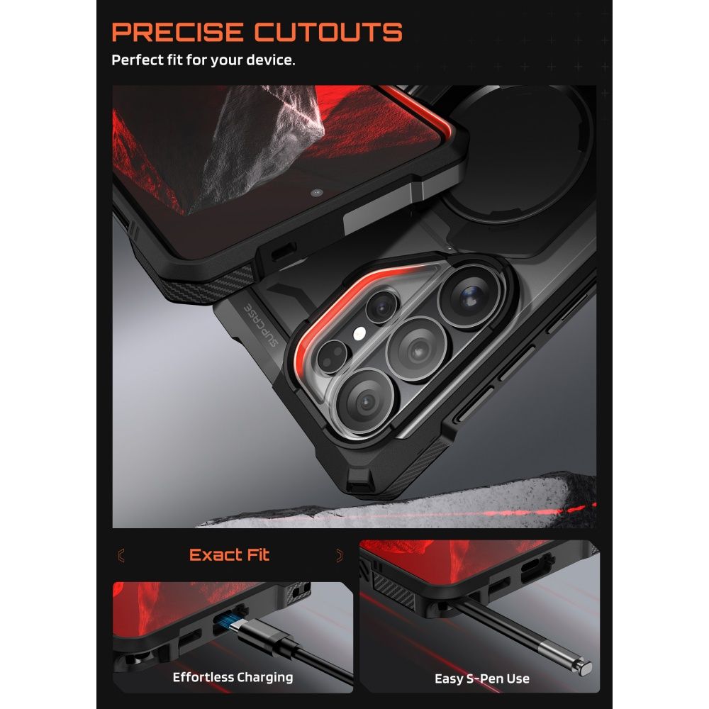 iTok webáruház - Supcase Supcase UB Grip Mag MagSafe tok Samsung Galaxy S26 Ultra készülékhez (fekete) 7 Supcase UB Grip Mag MagSafe Case for Samsung Galaxy S26 Ultra (fekete)