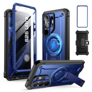 Supcase Unicorn Beetle Pro Mag MagSafe 2 részes tok Samsung Galaxy S26 Ultra készülékhez (fekete és sötétkék)