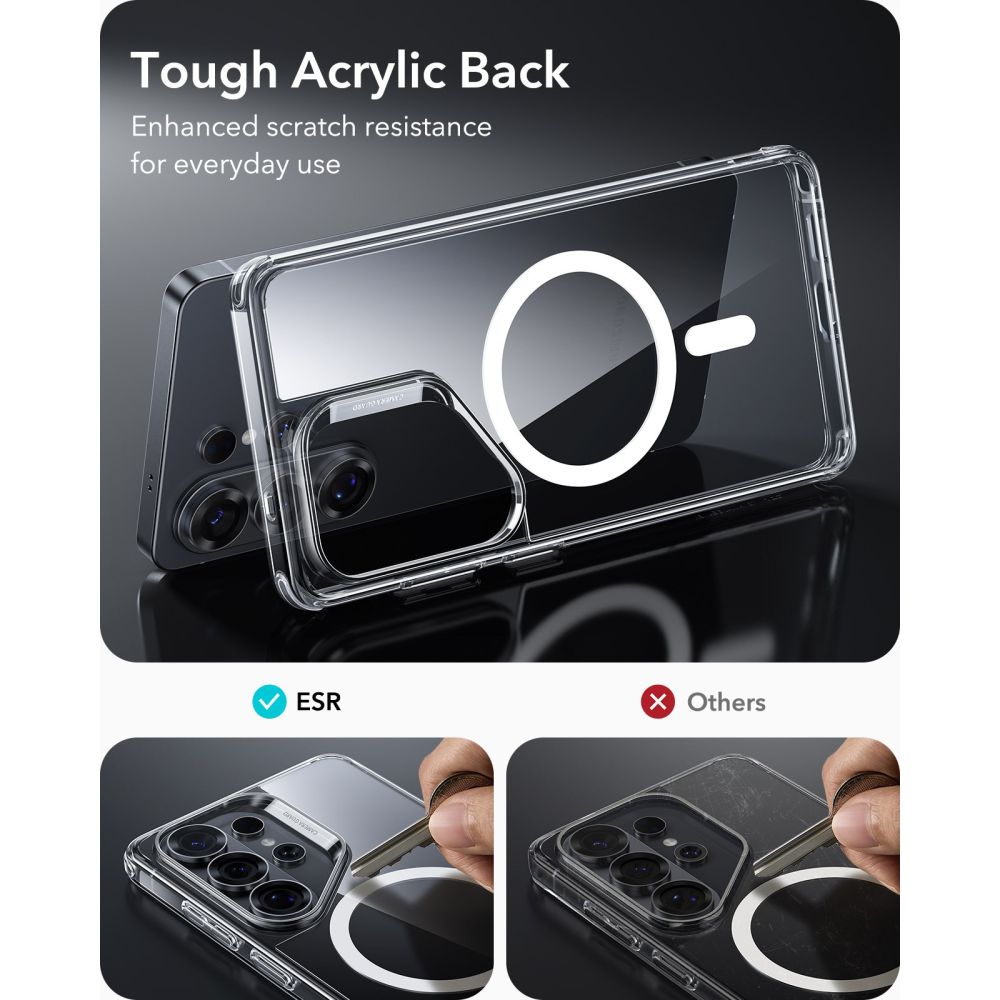 iTok webáruház - ESR ESR Classic Hybrid MagSafe tok Samsung Galaxy S26 Ultra készülékhez (átlátszó) 2 ESR Classic Hybrid MagSafe Case for Samsung Galaxy S26 Ultra (átlátszó)