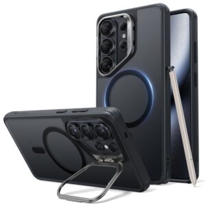 ESR Classic Hybrid Kickstand MagSafe tok Samsung Galaxy S26 Ultra készülékhez (fekete)