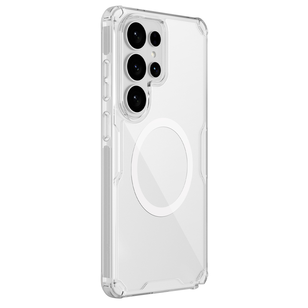 iTok webáruház - Nillkin Nillkin Nature TPU Pro tok MagSafe kompatibilitással Samsung Galaxy S26 Ultra készülékhez (fehér) 3 Nillkin Nature TPU Pro Case Compatible with MagSafe for Samsung Galaxy S26 Ultra (fehér)