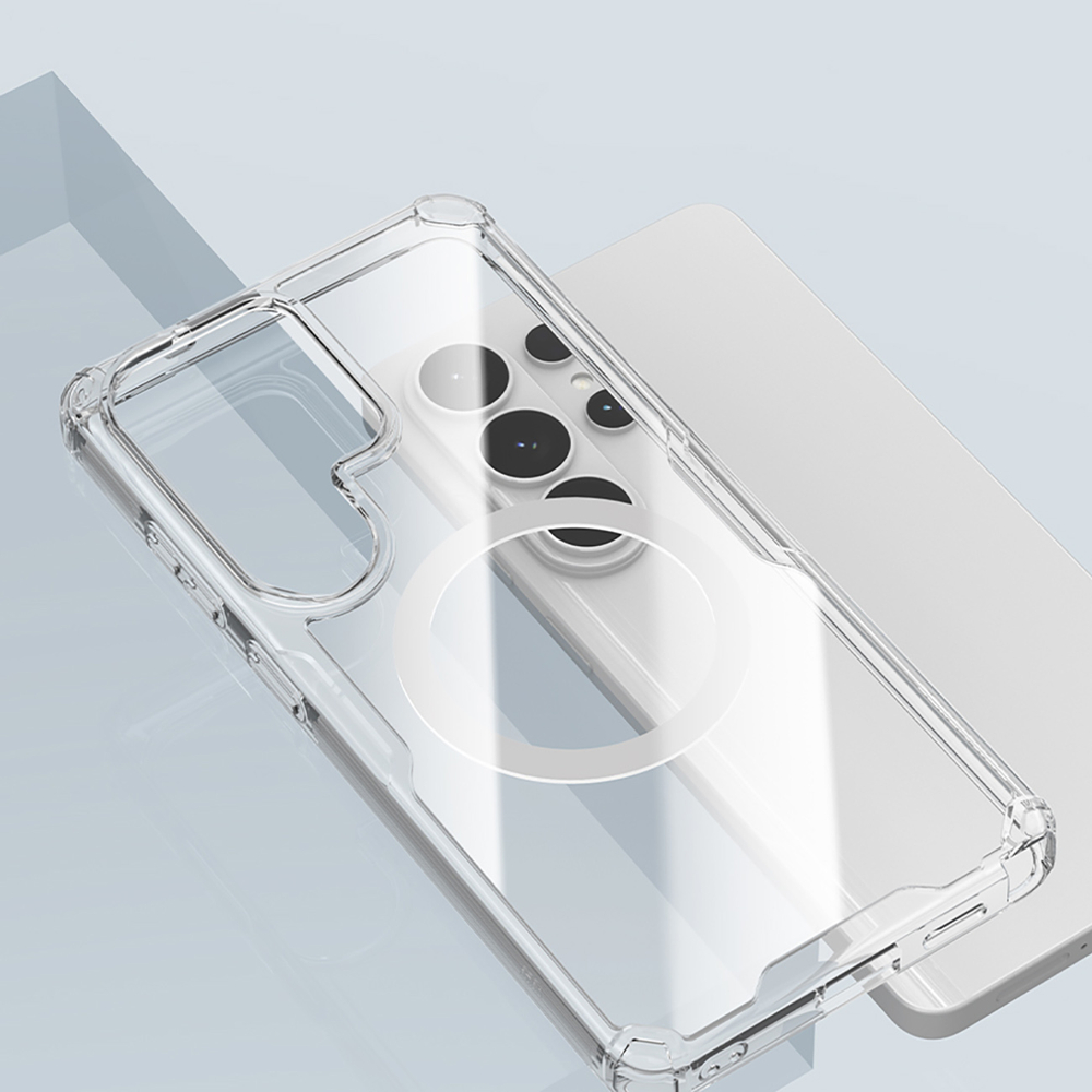 iTok webáruház - Nillkin Nillkin Nature TPU Pro tok MagSafe kompatibilitással Samsung Galaxy S26 Ultra készülékhez (fehér) 8 Nillkin Nature TPU Pro Case Compatible with MagSafe for Samsung Galaxy S26 Ultra (fehér)