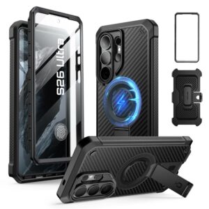 Supcase Unicorn Beetle Pro Mag MagSafe 2 darabos tok Samsung Galaxy S26 Ultra készülékhez (fekete)