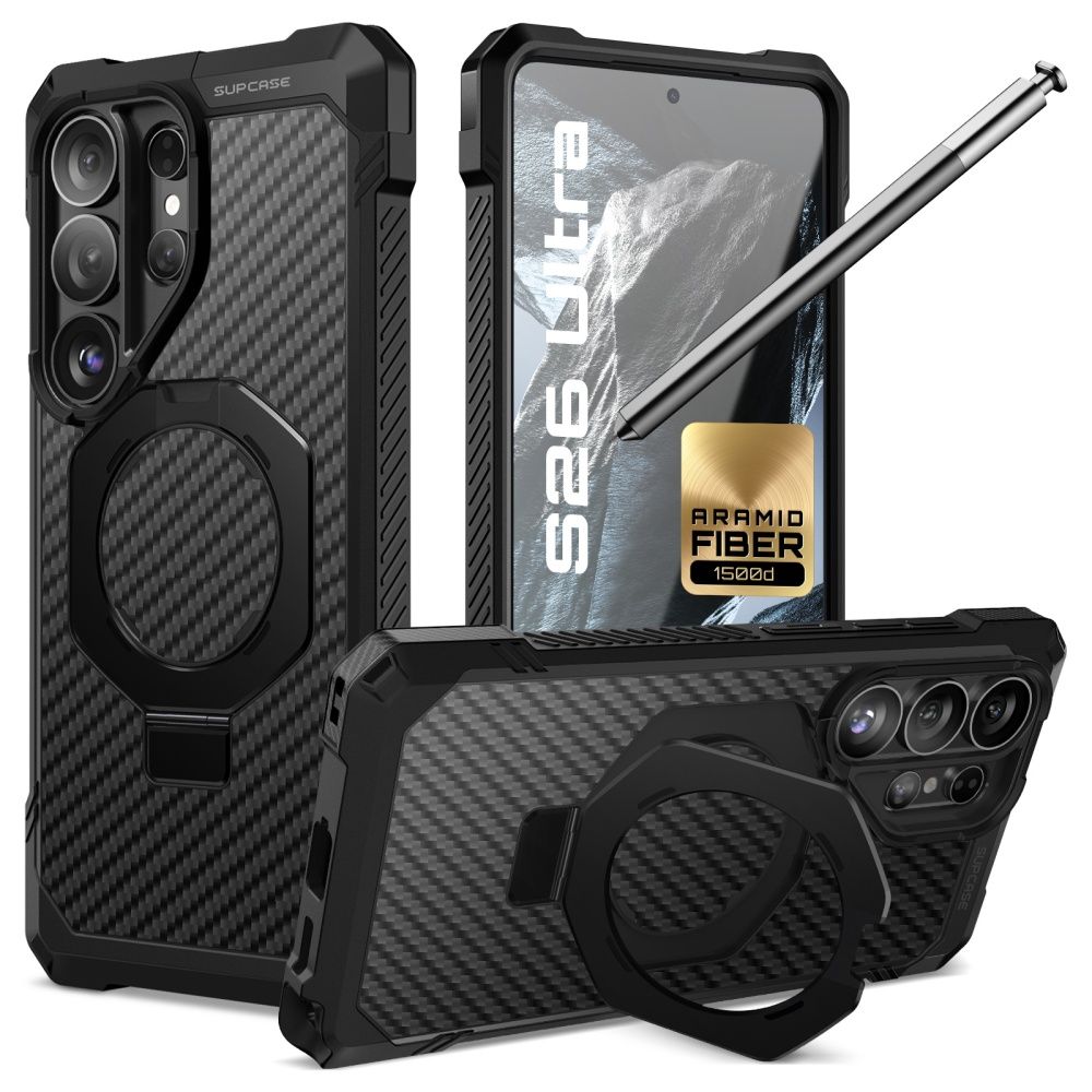 iTok webáruház - Supcase UB Grip Mag MagSafe Case for Samsung Galaxy S26 Ultra (fekete) 1 Supcase UB Grip Mag MagSafe Case for Samsung Galaxy S26 Ultra (fekete)
