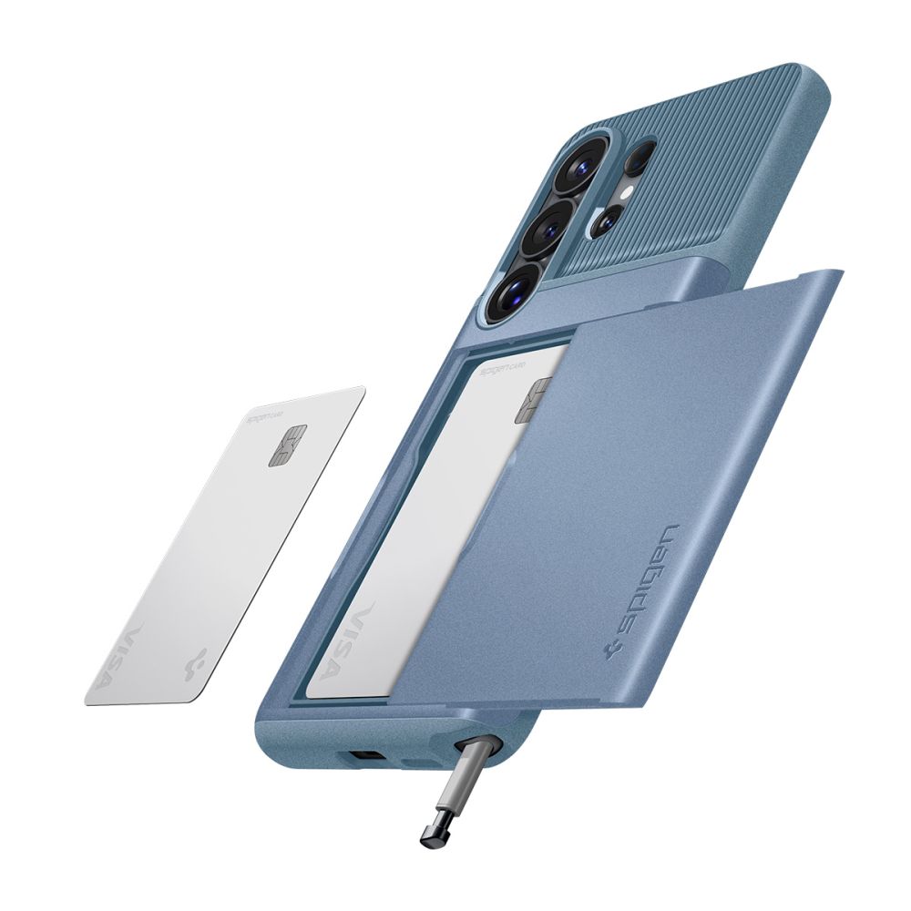 iTok webáruház - Spigen Spigen Slim Armor CS tok Samsung Galaxy S26 Ultra készülékhez (kék) 5 Spigen Slim Armor CS Case for Samsung Galaxy S26 Ultra (kék)