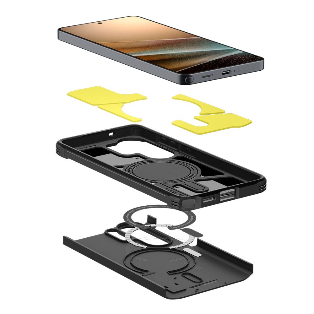 iTok webáruház - Spigen Spigen Tough Armor Mag MagSafe tok Samsung Galaxy S26 Ultra készülékhez (fekete) 5 Spigen Tough Armor Mag MagSafe Case for Samsung Galaxy S26 Ultra (fekete)