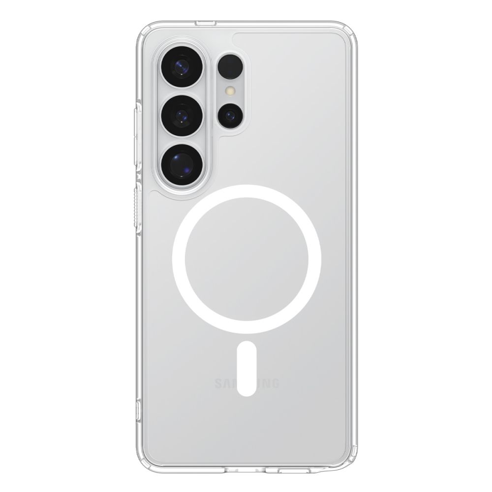 iTok webáruház - Spigen Spigen Ultra Hybrid Mag MagSafe tok Samsung Galaxy S26 Ultra készülékhez (átlátszó és fehér) 3 Spigen Ultra Hybrid Mag MagSafe Case for Samsung Galaxy S26 Ultra (átlátszó és fehér)