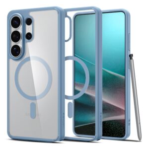 Spigen Ultra Hybrid Mag MagSafe tok Samsung Galaxy S26 Ultra készülékhez (áttetsző kék)