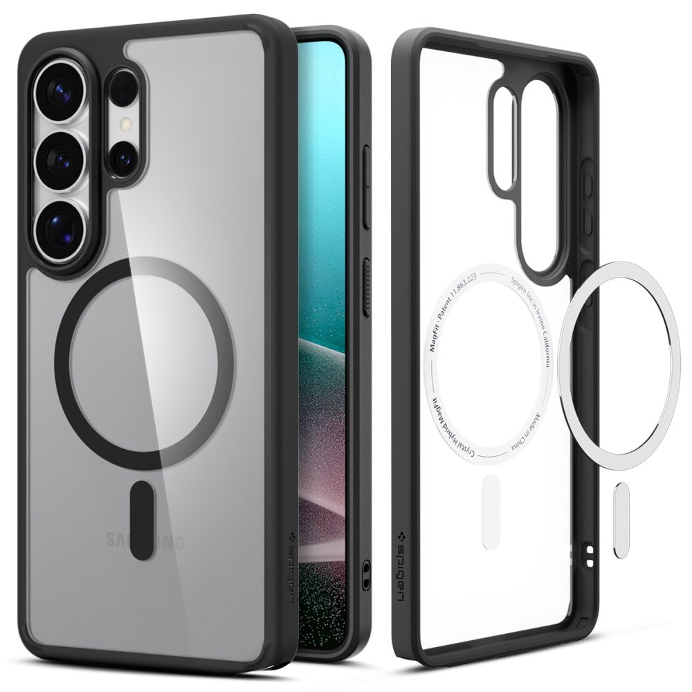iTok webáruház - Spigen Spigen Ultra Hybrid Mag MagSafe tok Samsung Galaxy S26 Ultra készülékhez (átlátszó fekete) 2 Spigen Ultra Hybrid Mag MagSafe Case for Samsung Galaxy S26 Ultra (átlátszó fekete)