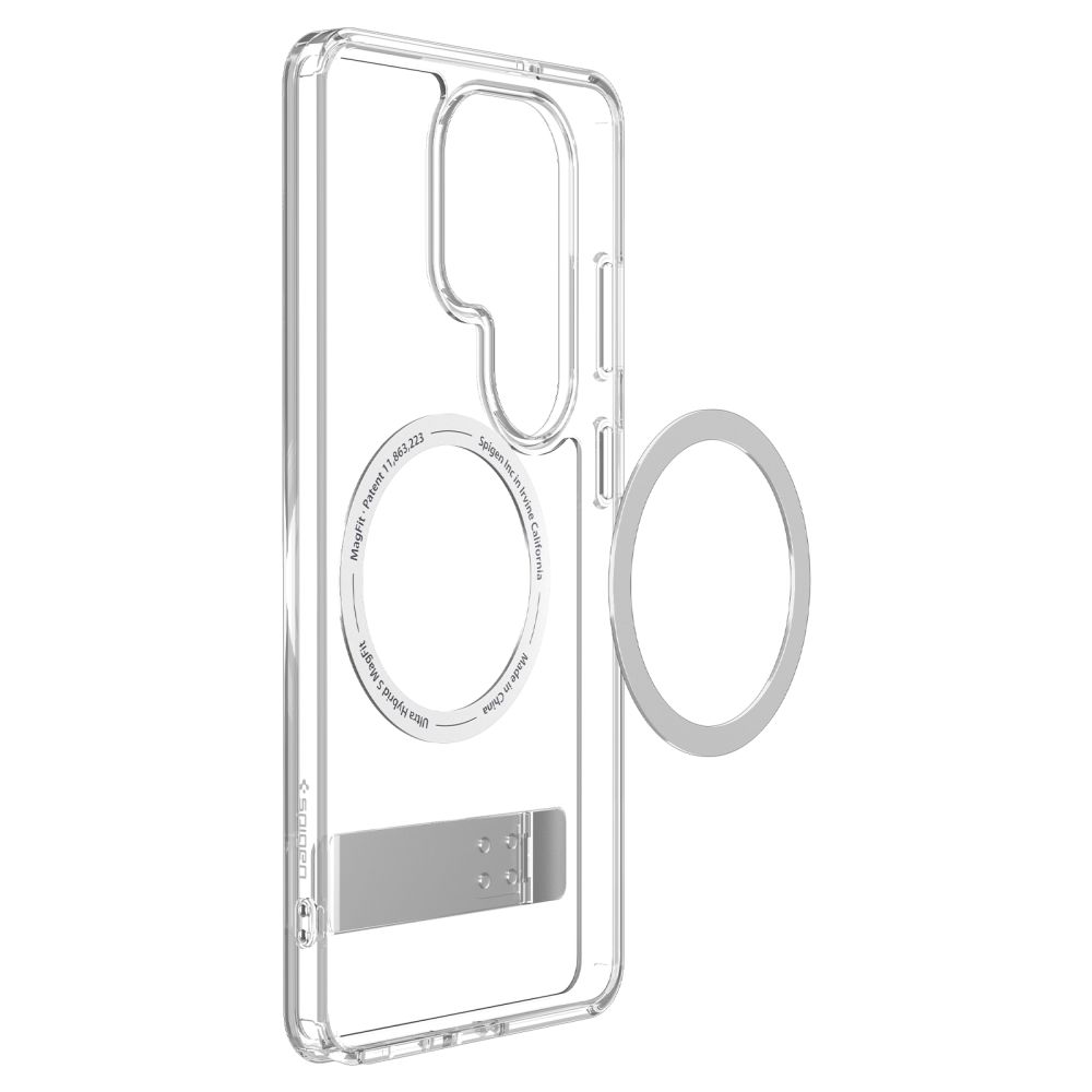 iTok webáruház - Spigen Spigen Ultra Hybrid S Mag MagSafe tok Samsung Galaxy S26 Ultra készülékhez (átlátszó és fehér) 4 Spigen Ultra Hybrid S Mag MagSafe Case for Samsung Galaxy S26 Ultra (átlátszó és fehér)