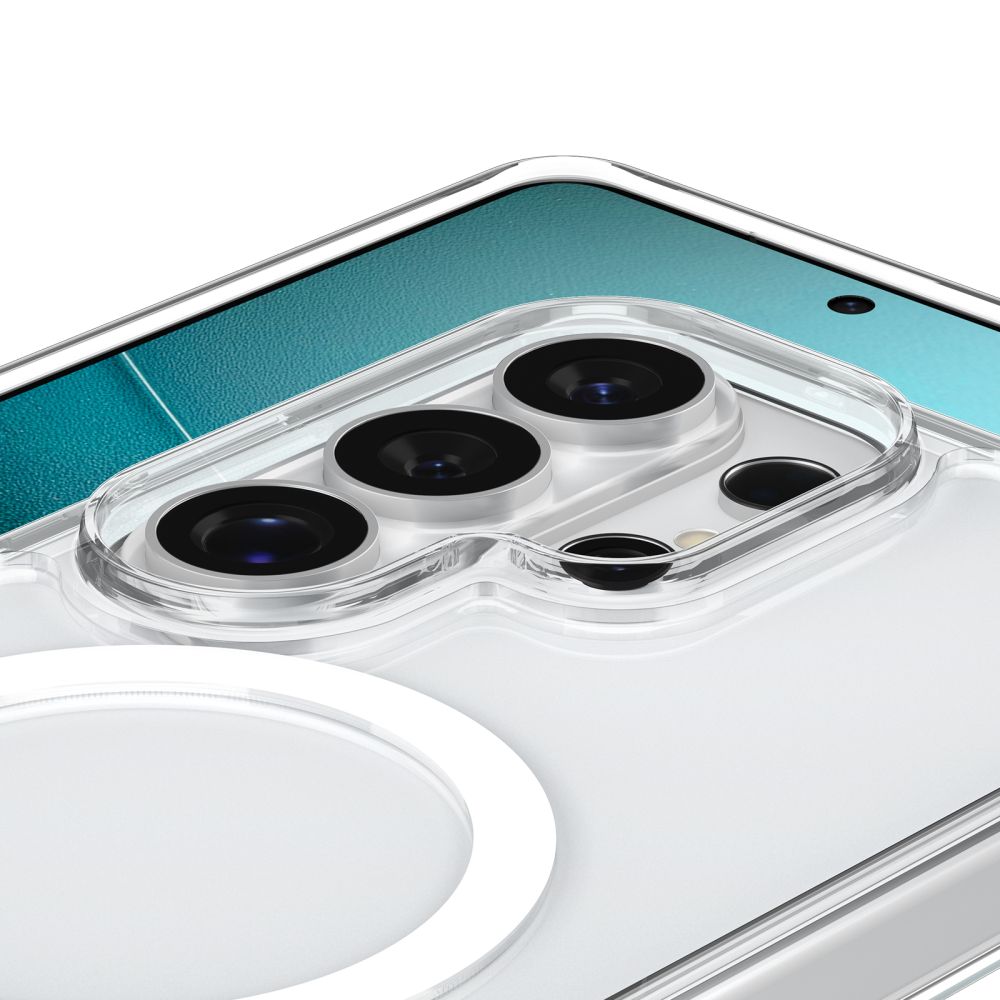 iTok webáruház - Spigen Spigen Ultra Hybrid S Mag MagSafe tok Samsung Galaxy S26 Ultra készülékhez (átlátszó és fehér) 5 Spigen Ultra Hybrid S Mag MagSafe Case for Samsung Galaxy S26 Ultra (átlátszó és fehér)